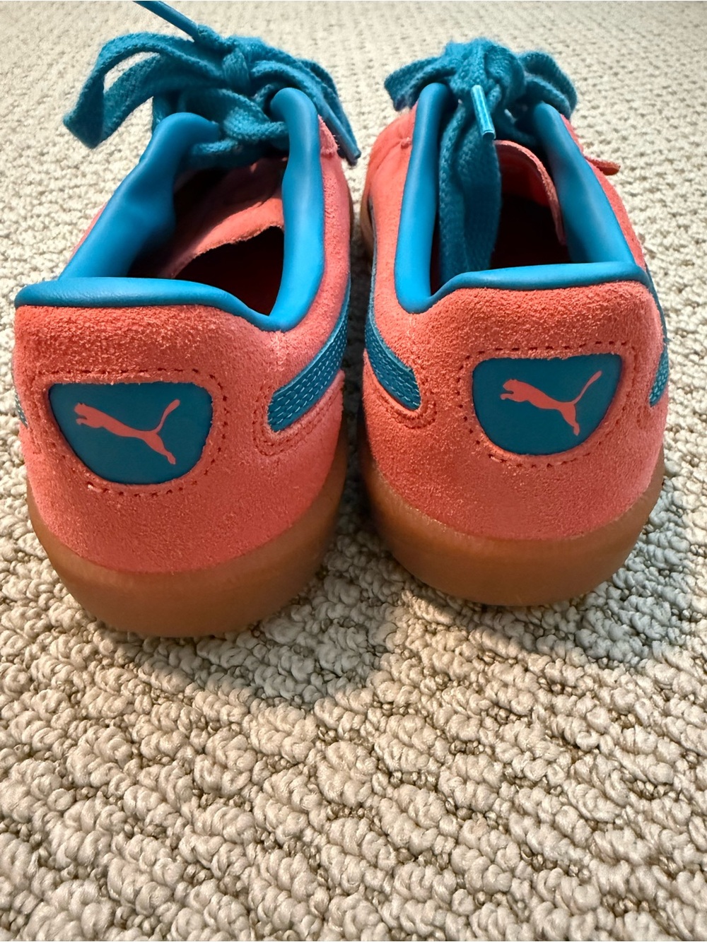 Puma Palermo sneaker - coral & blue - Picture 8 of 10